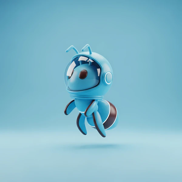 Cartoon Space Ant