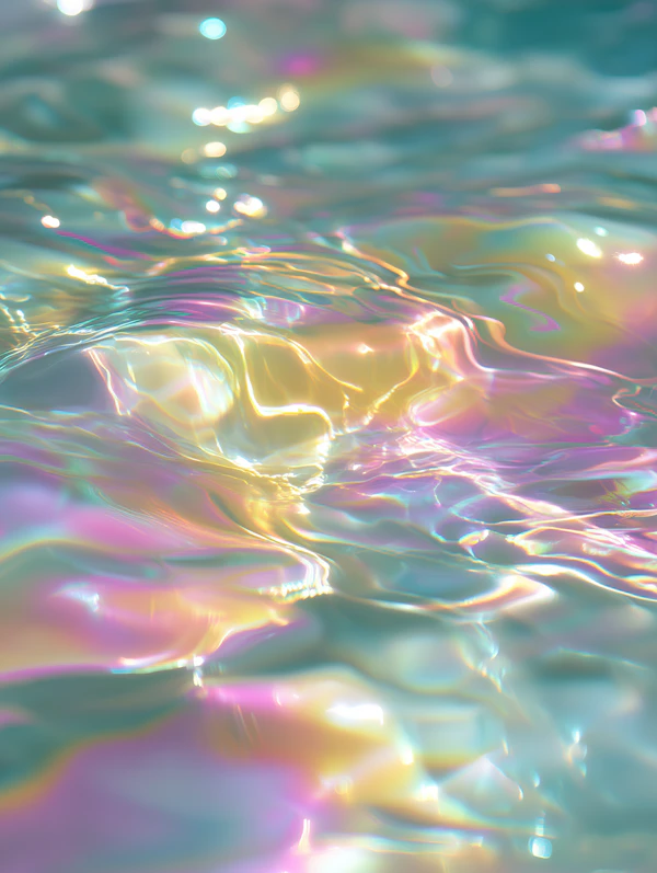 Iridescent Water Surface