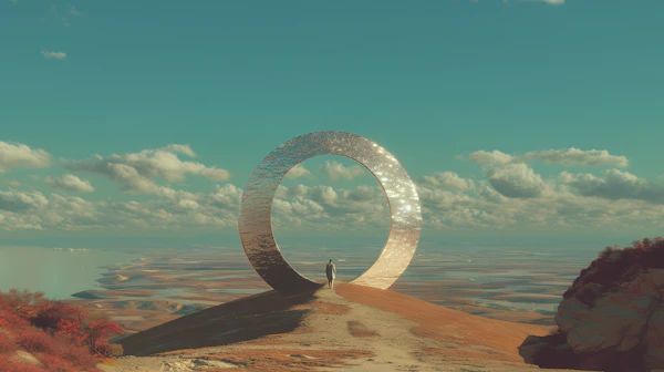 Surreal Metallic Ring