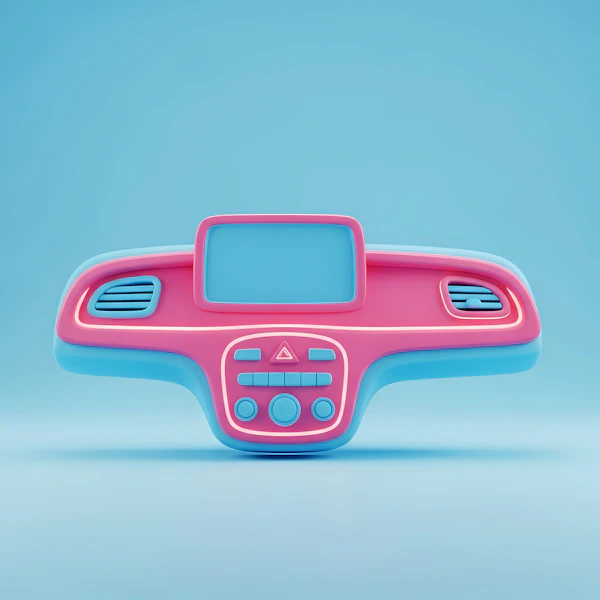 Stylized Car Dashboard