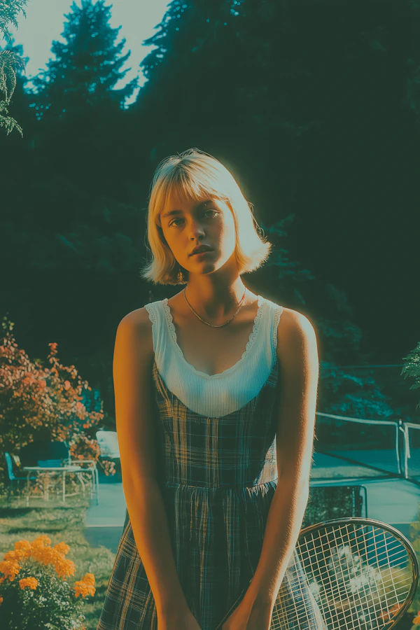 Golden Garden Portrait