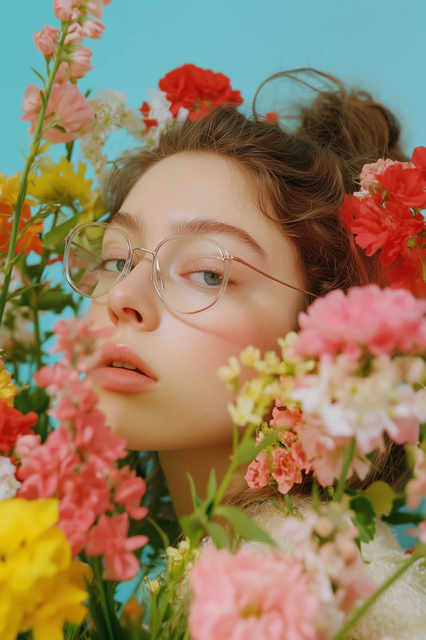 Woman with Flowers