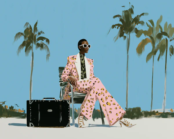 Stylish Palm Scene