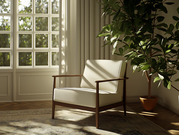Sunlit Minimalist Room