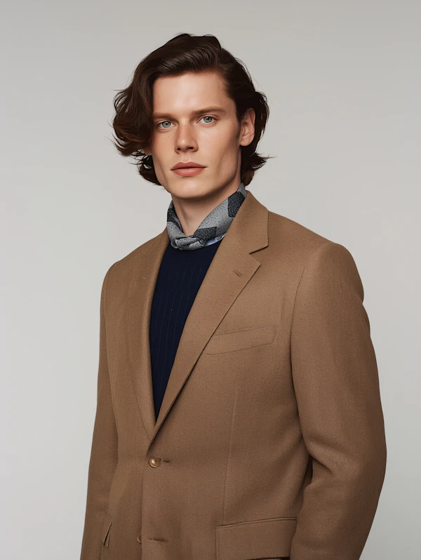 Man in Tan Blazer