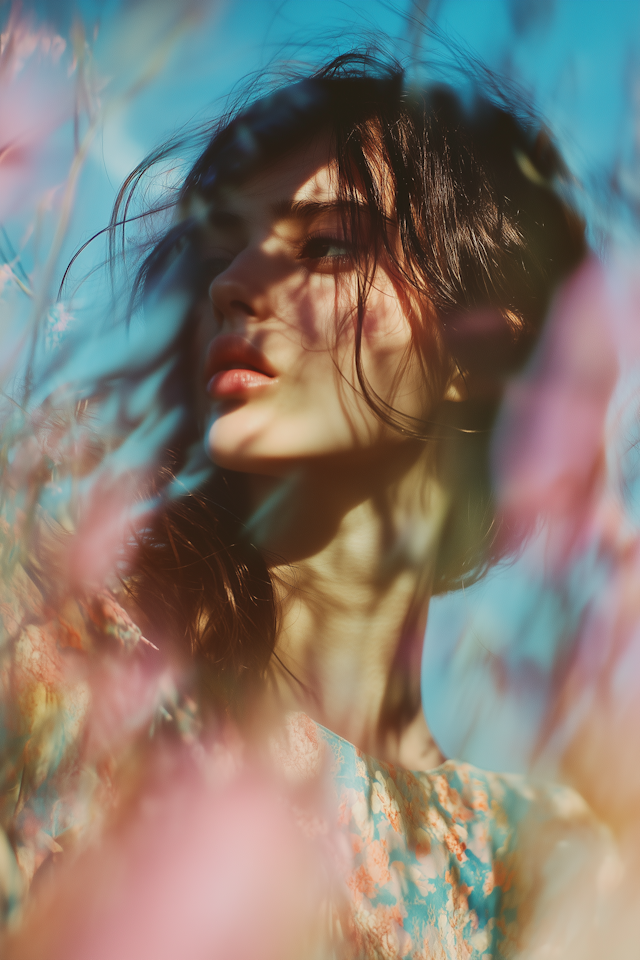 Dreamy Floral Portrait