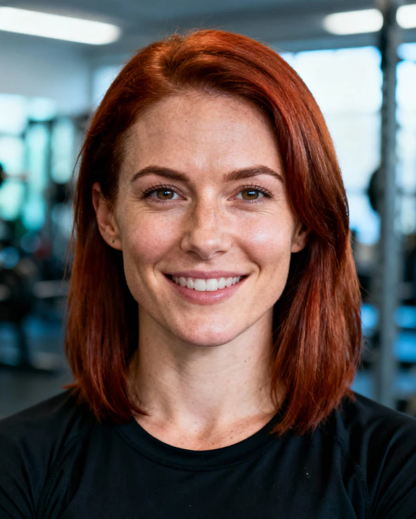Smiling Woman Indoors