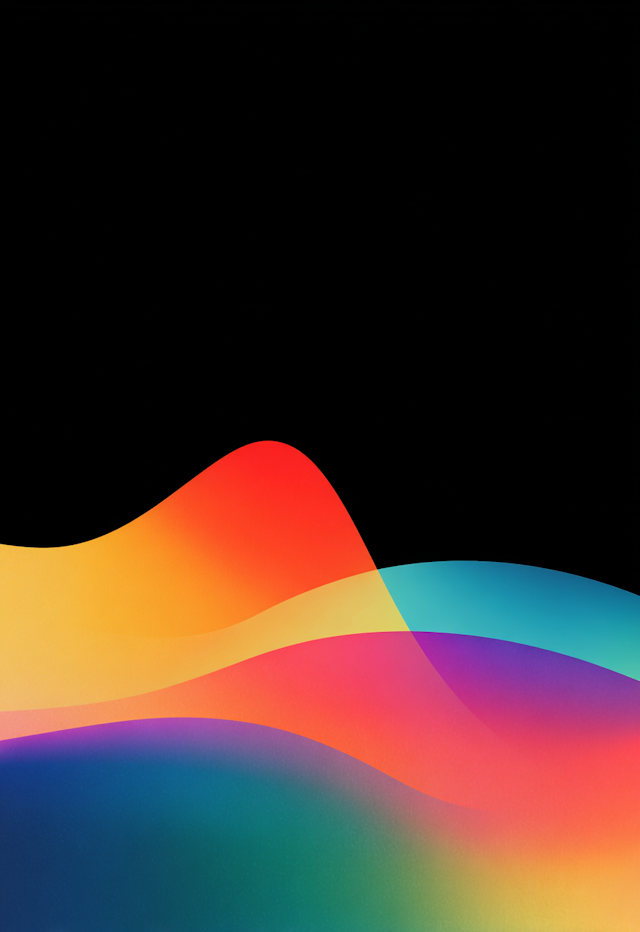 Abstract Colorful Waves