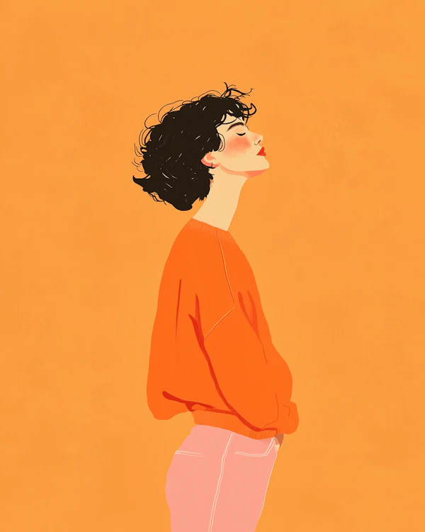 Minimalist Woman Profile