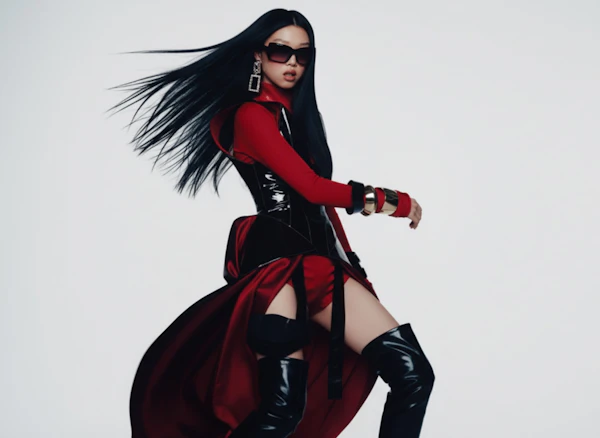 Dynamic Fashion Pose