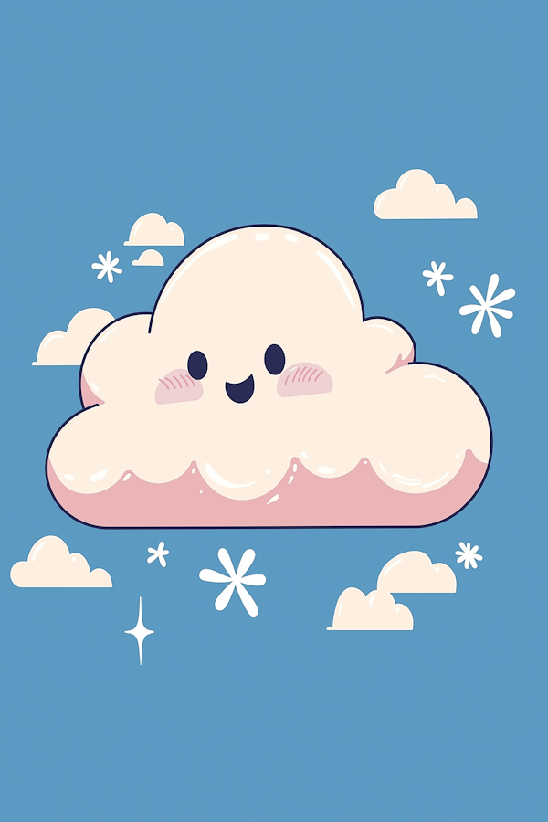 Smiling Cartoon Cloud