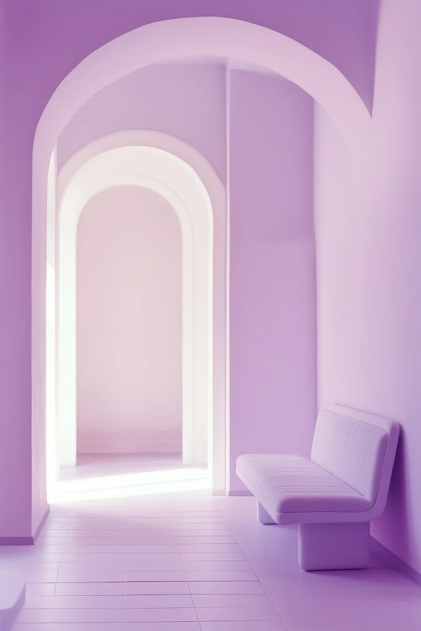 Lavender Minimalist Space