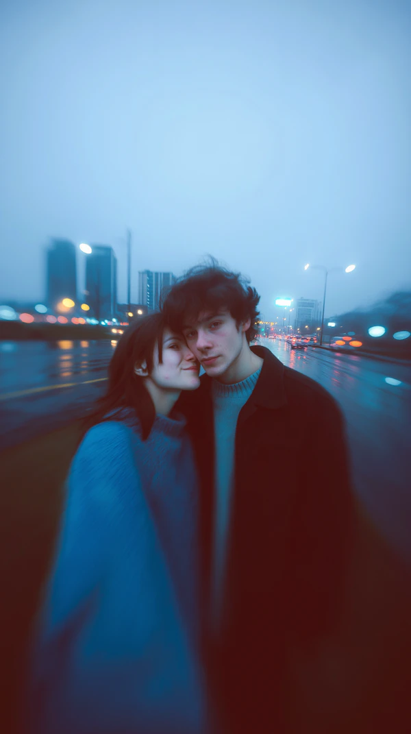 Couple in Twilight City