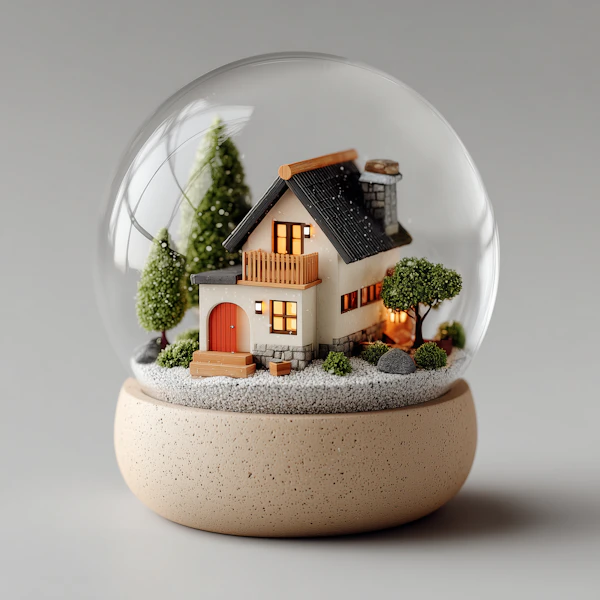 Miniature House Display