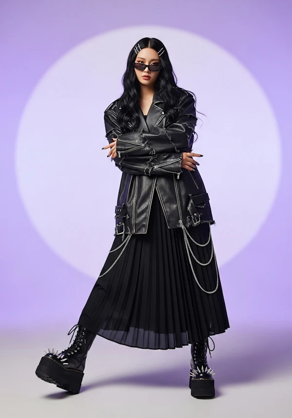 Edgy Fashion Portrait