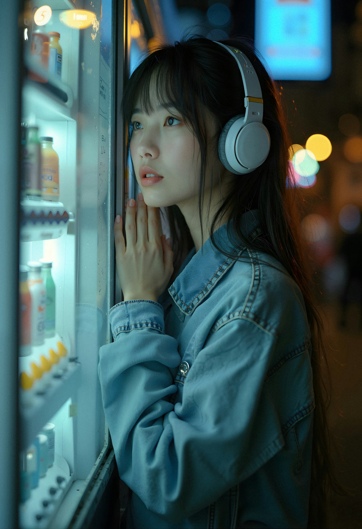 Captivated at the Vending Machine