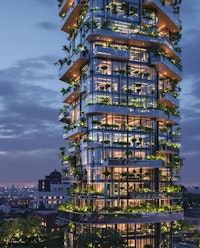 Futuristic Green Building