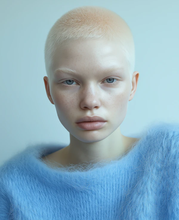 Portrait in Blue Sweater