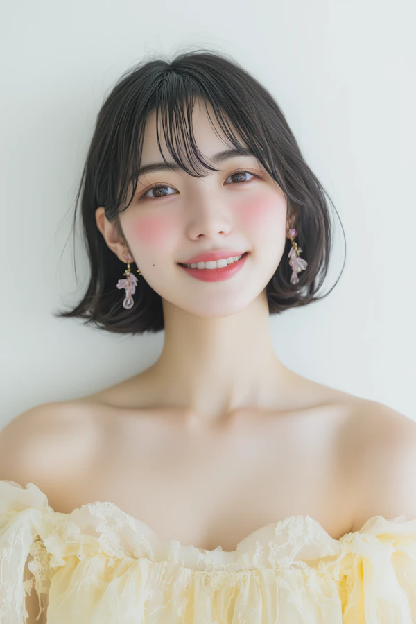 Radiant Smiling Woman