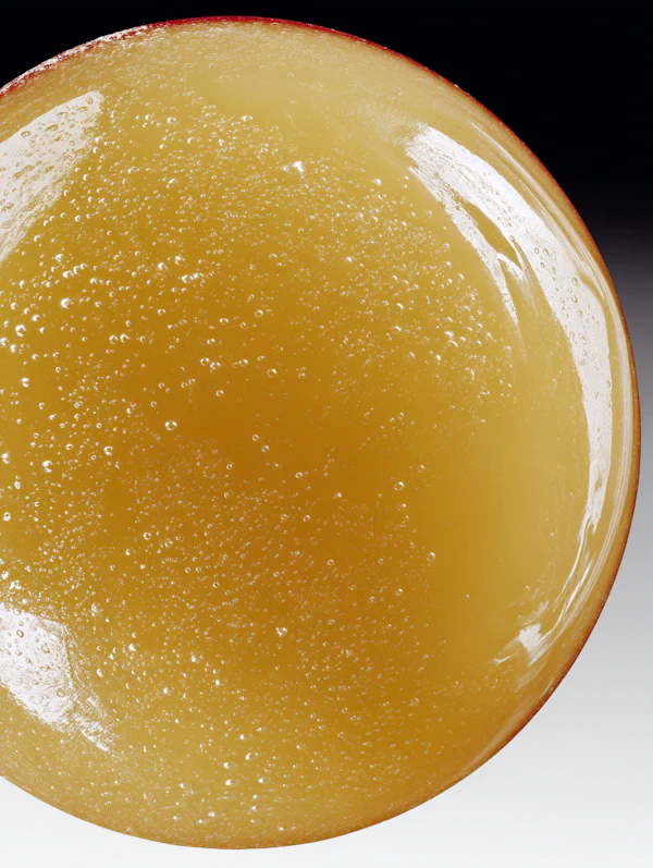 Golden Honey Close-Up