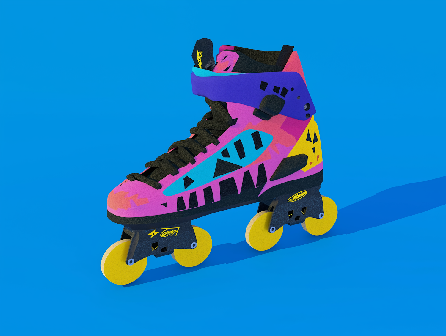 Vibrant Roller Skate