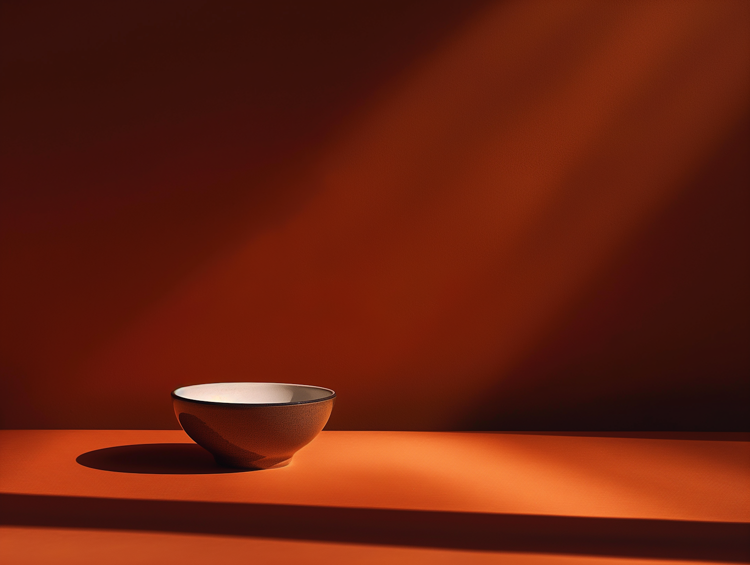 Minimalist Ceramic Bowl Still Life