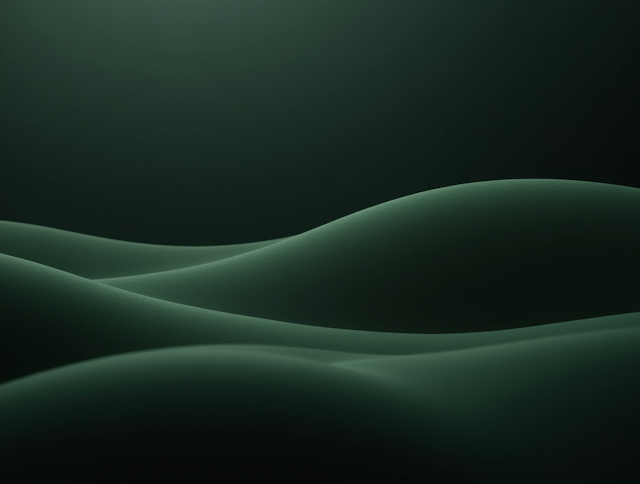 Abstract Green Dunes
