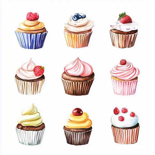 Cupcake Grid Display