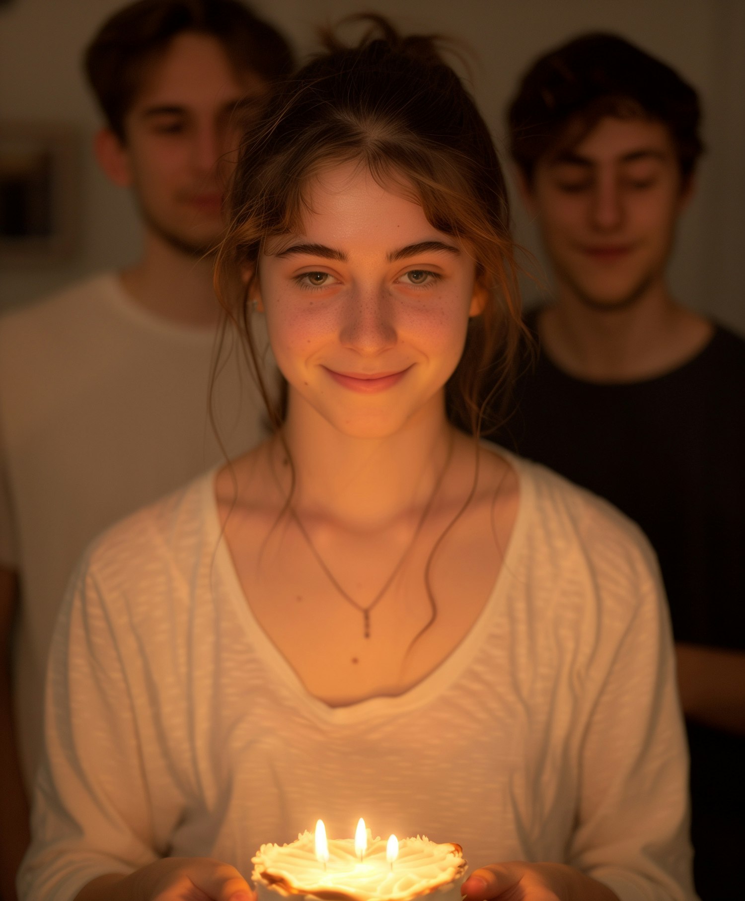 Young Woman Celebrating Birthday