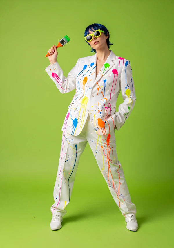 Vibrant Artistic Portrait