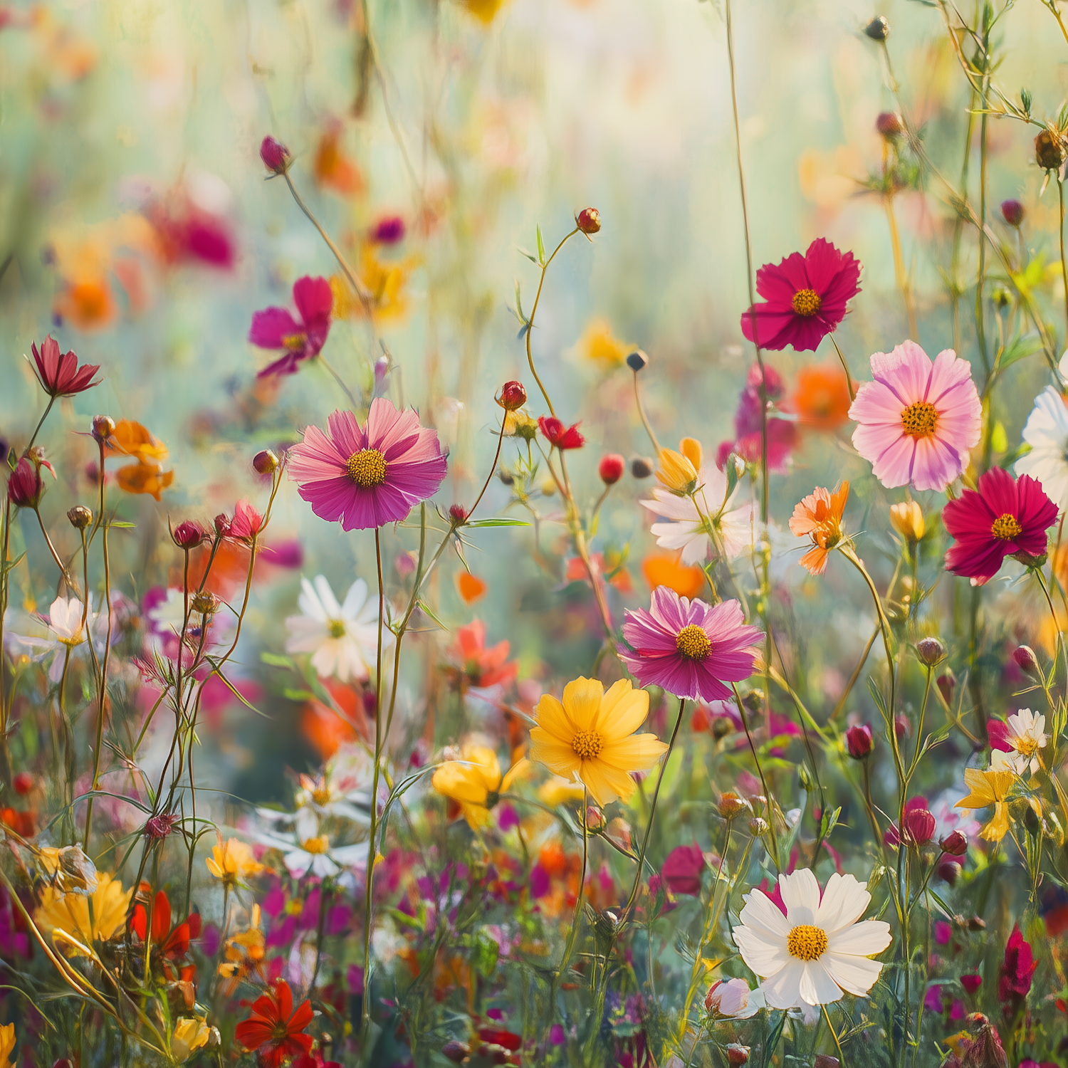 Vibrant Flower Field