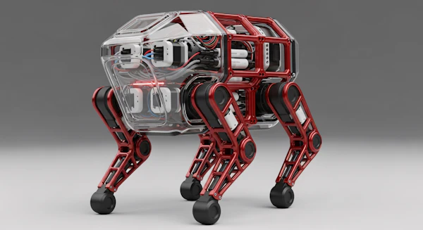 Futuristic Robotic Quadruped