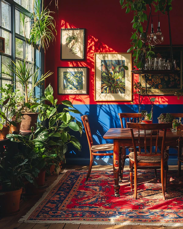 Vibrant Dining Room