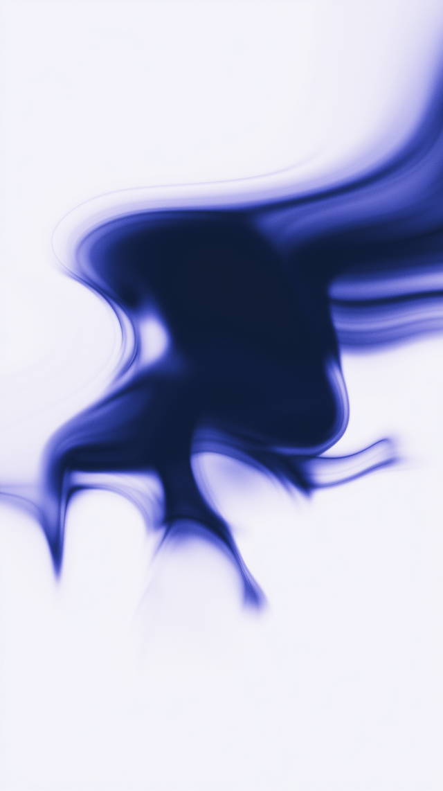 Abstract Swirling Blue Design