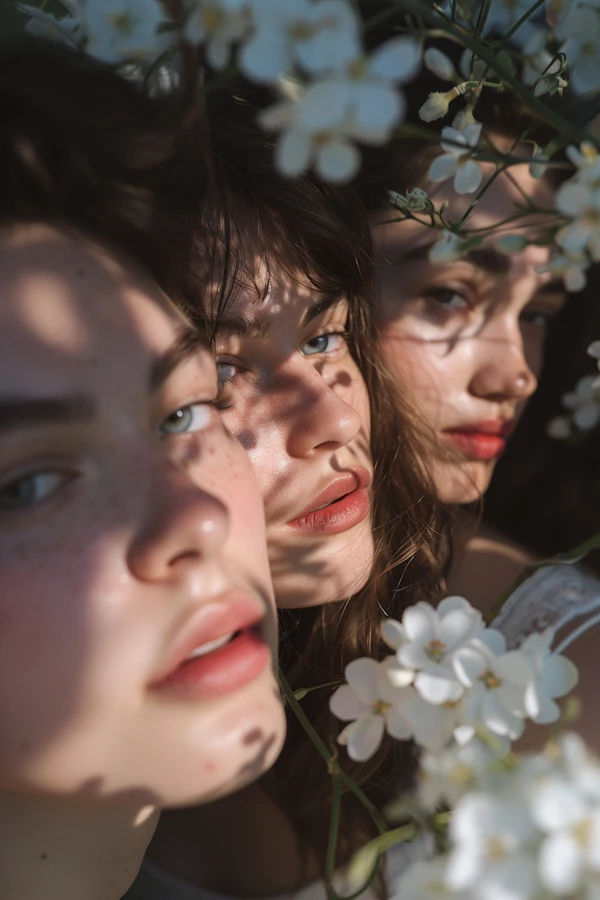 Ethereal Floral Portrait