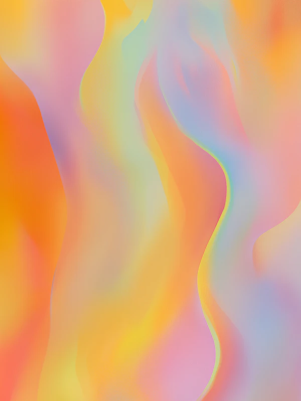 Pastel Gradient Waves