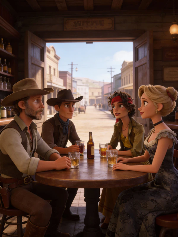 Western Saloon Gathering