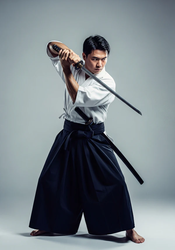 Martial Artist with Katana