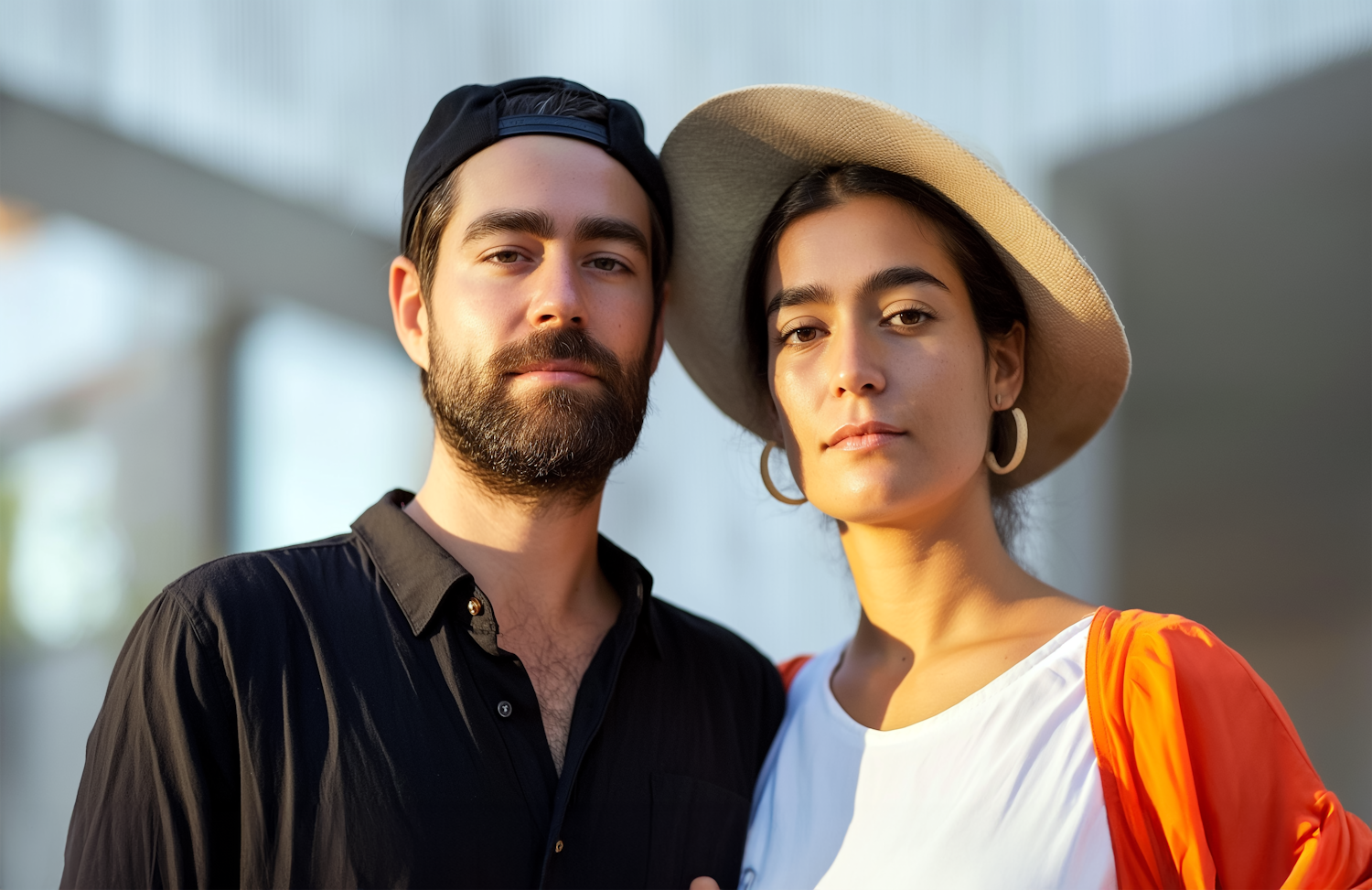 Serene Couple Portrait