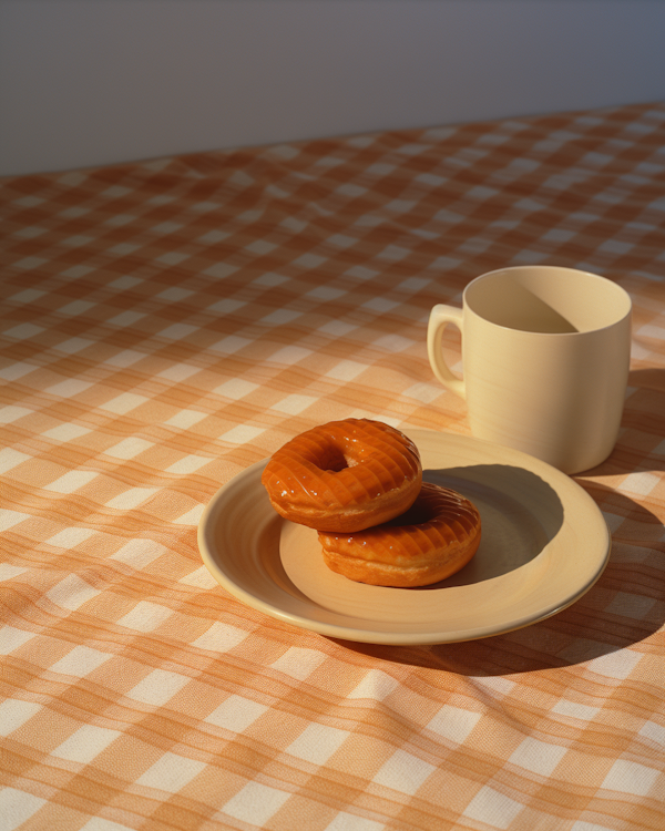 Cozy Morning Coffee and Donuts