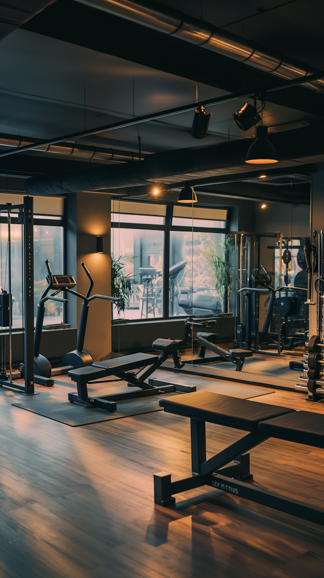 Contemporary Gym Interior