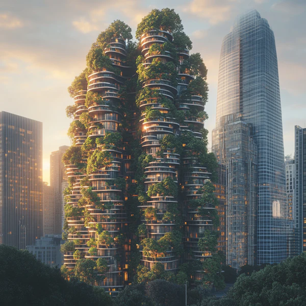 Futuristic Vertical Forest