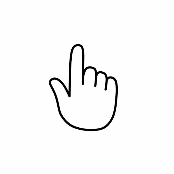 Pointing Hand Drawing