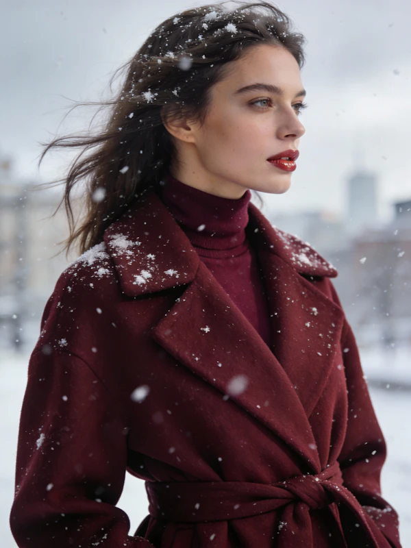Winter Elegance Portrait