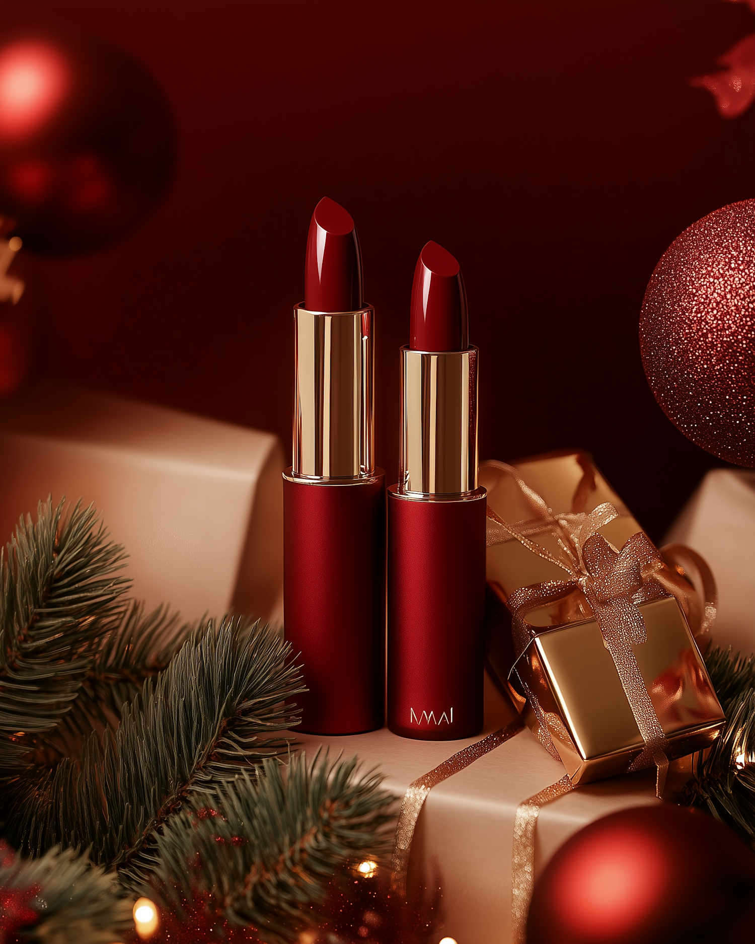 Festive Lipstick Display