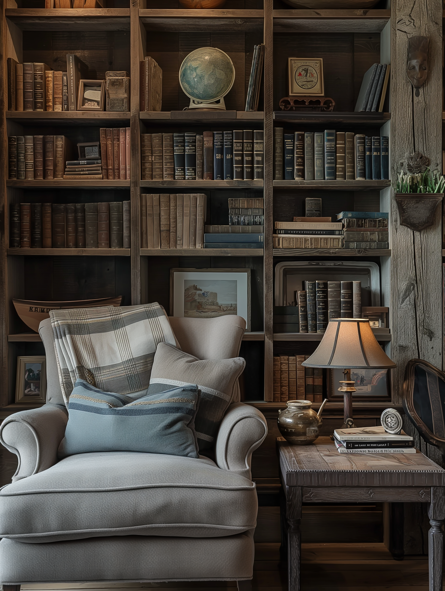 Cozy Home Library