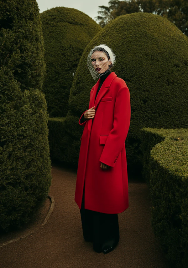 Elegant Garden Portrait