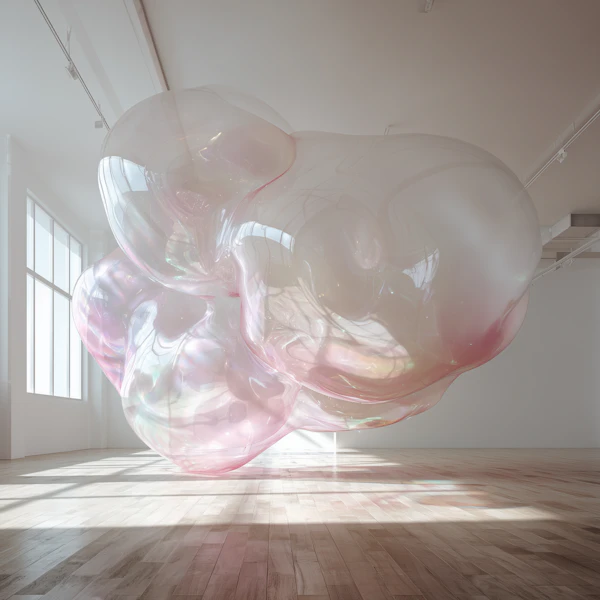 Iridescent Bubble Sculpture