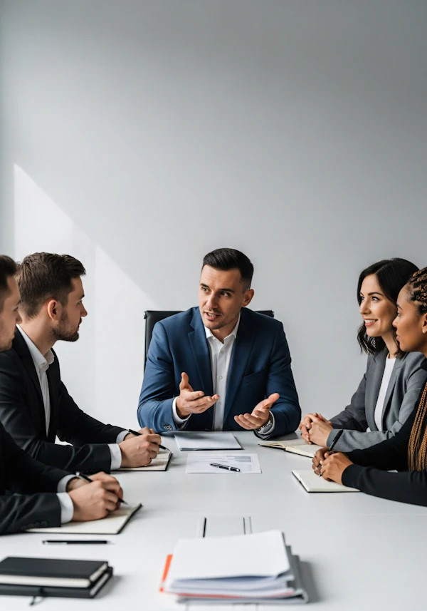 Business Meeting Scene