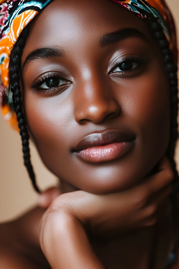 Serene Portrait of Young Woman